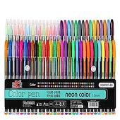 economico pittura, disegno e materiale artistico-penna gel glitter colore penna neutra penna a sfera penna conto mano stelle luminose lampeggianti per bambini colore speciale per prendere appunti