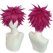 olcso Party Parókák-rövid fekete férfi cosplay paróka karneváli karácsonyi jelmez partira