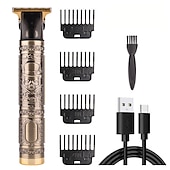 cheap Shaving &amp; Hair Removal-USB Rechargeable Hair Clippers and Beard Trimmer for Men - Precise T-Blade Trimmer with LCD Screen - Grooming Kit for Men