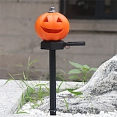 billige Halloween utendørs-utendørs solcelledrevne gresskarlys halloween dekorativ sti lys for hage hage plen landskap ferie lys 1/2 stk