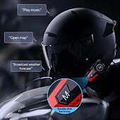 cheap Motorcycle Helmet Headsets-X7 Bluetooth 5.0 Motorcycle Helmet Headset Headphone Wireless Motorcycle Handsfree Stereo Earphone MP3 Speaker Waterproof