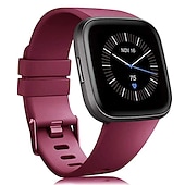 preiswerte Fitbit-Uhrenarmbänder-Smartwatch-Band Kompatibel mit Fitbit Versa 2 / Versa Lite / Versa SE / Versa Silikon Smartwatch Gurt Frauen Männer Sportarmband Ersatz Armband