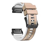 Недорогие Ремешки для часов Garmin-Ремешок для часов для Garmin Fenix 7 7X 6 6X Pro Epix Pro 47mm 51mm Instinct 2X Approach S70 47mm S62 S60 Forerunner 955 945 Epix Marq Descent Quatix 22mm 26mm силиконовый Замена Ремень 22mm 26mm