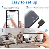 お買い得  屋内IPネットワークカメラ-ミニスパイ隠しカメラ HD 480p Wi-Fi セキュリティカメラ ワイヤレス ナニーカメラ モーション検知 ナイトビジョン 電話アプリ付き 自宅 オフィス 屋内 ビデオ監視