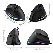 cheap Mice-Gaming Mouse Programmable 11 Buttons USB Wired RGB Optical Remote Ergonomic Mouse Gamer Mice For PUBG LOL