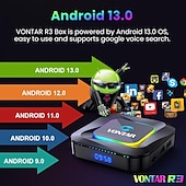 olcso TV-boxok-vontar r3 rgb tv box android 13 rockchip rk3528 támogatás 8k videó bt5.0 wifi6 támogatás google hangbemenet médialejátszó set top box