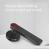 cheap Door Locks-Bedroom Door Double Row Graffiti Smart Lock Home Indoor Wooden Door Fingerprint Lock Office Electronic Password Door Lock