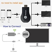 cheap USB Hubs-WiFi Stick Original 1080P Wireless Display For TV Dongle Receiver TV Stick For Miracast For Airplay For AnyCast M2 Plus Tv Stick