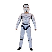 olcso Fiúk jelmezei-Darth Vader Szerepjáték Jelmezek Felszerelések Szerepjáték Filmsztár jelmez for Fiú Lány Gyermek Farsang Gyermeknap Álarcos mulatság