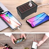 Χαμηλού Κόστους Περιφερειακά Η/Υ-150w φορτιστής πολλαπλών usb 30 θύρες USB σταθμός γρήγορης φόρτισης universal carregador portatil για iphone 13 samsung xiaomi ipad tablet