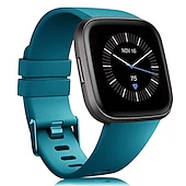 preiswerte Fitbit-Uhrenarmbänder-Smartwatch-Band Kompatibel mit Fitbit Versa 2 / Versa Lite / Versa SE / Versa Silikon Smartwatch Gurt Frauen Männer Sportarmband Ersatz Armband
