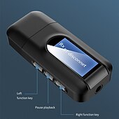 Недорогие Аудио и видео аксессуары-usb bluetooth 5,0 аудио передатчик приемник ЖК-дисплей 3,5 мм aux rca стерео беспроводной адаптер ключ для ПК ТВ автомобильные наушники
