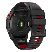 رخيصةأون عصابات ساعات Garmin-حزام إلى جارمين Fenix 7 7X 6 6X Pro Forerunner 955 945 935 Instinct 2X Solar Epix Approach S62 S60 Marq Descent G1 Quatix سيليكون إستبدال حزام 26mm 22mm تناسب سريع عصابة الرياضة معصمه