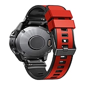 Недорогие Ремешки для часов Garmin-Ремешок для часов для Garmin Fenix 7 7X 6 6X Pro Epix Pro 47mm 51mm Instinct 2X Approach S70 47mm S62 S60 Forerunner 955 945 Epix Marq Descent Quatix 22mm 26mm силиконовый Замена Ремень 22mm 26mm