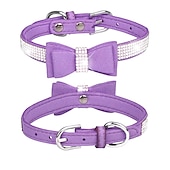 economico Collari, pettorine e guinzagli per cani-Prodotti per cani Prodotti per roditori Collari Cravatta / Papillon Regolabile Portatile Duraturo Esterno Marcia Strass