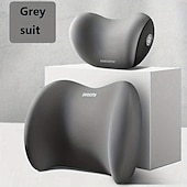 cheap Car Headrests&amp;Waist Cushions-Car Seat Headrest Back Support Pad Soft Memory Cotton Neck Pillow Car Interior Accessories Universal Lumbar Cushion
