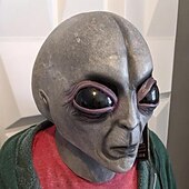 olcso kiegészítők-Idegen jelmez Maszk Halloween-kellékek Reális maszk Felnőttek Férfi Női Vicces Ijesztő jelmez Mindszentek napja Farsang Mardi Gras Könnyű farsangi jelmez