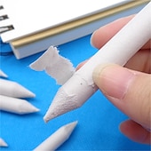 cheap Painting, Drawing &amp; Art Supplies-Blending Smudge Stump Stick Tortillon Sketch Art White Drawing Charcoal Sketching Tool Rice Paper Pen Artist Supplies