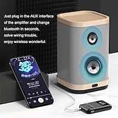 economico Casse-9 in 1 bluetooth 5.0 trasmettitore audio ricevitore musica stereo adattatore wireless 3.5mm aux jack trasmettitore fm per auto tv mp3 pc