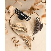 זול אביזרי עיצוב שיער-קליפסים לשיער לנשים, אטבי טפרים גדולים בגודל 4.7 אינץ' לשיער דק ארוך ועבה, אטבי שיער לסת גדולה עם אחיזה חזקה מט מונע החלקה, אביזרי שיער לעיצוב נשים בנות מתנות לחג המולד גרביים