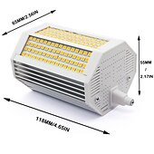 cheap LED Corn Lights-Dimmable Light R7S Horizontal Plug-in Light Outdoor Street Light Source Aluminum Alloy Shell Heat Dissipation Garden Garage Lighting Bulb  50W 220-240 V 110-130 V