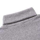 olcso férfi pulóver pulóver-Férfi Garbó Kötöttáru Férfi teknős nyakú jumper Pulóver Kötött Normál felsők Kötött Sima Körgallér Modern Kortárs Munka Hétköznapi viselet Ruházat Ősz Tél Bor Fekete S M L