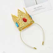 levne Příslušenství-Princezna Peach Doplňky šperků Princess Cosplay cosplay Filmové kostýmy for Dívčí Dětské Karneval Den dětí Plesová maškaráda