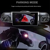 preiswerte Autofestplattenrekorder-Q9 1080p Neues Design / HD / 360 ° Überwachung Auto dvr 170 Grad Weiter Winkel 3 Zoll IPS Autokamera mit Nachtsicht / G-Sensor / Parkmodus 8 Infrarot-LEDs Auto-Recorder