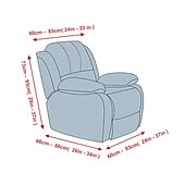 cheap Recliner Chair Cover-Stretch Recliner Covers Recliner Covers 1 Seater Armchair Couch Slipcover with Elastic Loop, Anti-cat Scratch Furniture Protector for Kids, Pets, Dogs, Cats