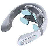 cheap Body Massager-Wireless Electronic Neck Massager 4D Shiatsu Cervical Massager Stiff Neck Massage Health Care Therapy Pulse Pain Relief