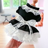 economico Vestiti-Cane Gatto Vestito Smoking Carino Festa Impermeabile Traspirante Morbido Lavabile Confortevole Casual Quotidiano Abbigliamento per Cani for Bichon Frisé Volpino di Pomerania Cucciolo Papillon Piccolo