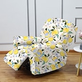 cheap Recliner Chair Cover-Stretch Recliner Covers Recliner Covers 1 Seater Armchair Couch Slipcover with Elastic Loop, Anti-cat Scratch Furniture Protector for Kids, Pets, Dogs, Cats