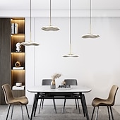 cheap Unique Chandeliers-Ceiling Pendant Light 3/4/5/6 Head Modern Creative Lotus Leaf Office Front Desk Chandelier Light Luxury Bar Front Desk Dining Table Lighting 110-240V