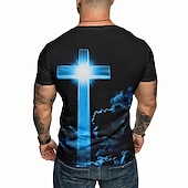 olcso Hit pólók-Férfi Rövid ujjú póló 3D nyomtatás Terített nyak Ing Alkalmi Mély bíbor Heather Grey Fekete Nyár Ruházat Szabályos S M L XL XXL XXXL