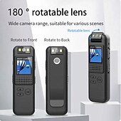 cheap Indoor IP Network Cameras-New HD Mini DV infrared night vision recorder 180 degree rotating lens outdoor sports camera