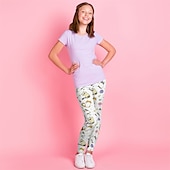 abordables Pantalones-Niños Chica Polainas Corazón Activo Exterior 7-13 años Otoño