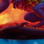 billiga Pojkens 3D-djur-Pojkar 3D Grafisk Djur Drake Tröja Långärmad 3D-tryck Höst Vinter Mode Streetwear Häftig Barn 3-12 år Utomhus Ledigt Dagligen Normal