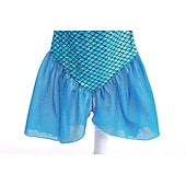 abordables Costumes pour filles-Sirène Sirène Princesse Aqua Robe Costume de soirée à thème Cosplay for Fille Enfant Carnaval Mascarade