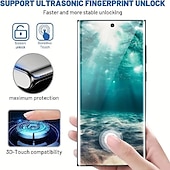 cheap Samsung Screen Protectors-2 pcs Screen Protector For Samsung Galaxy S24 Ultra Plus S23 S22 S21 S20 Ultra Plus FE S10 Note 20 Ultra 10 Plus Note10 Lite Tempered Glass 9H Hardness Anti Bubbles Anti-Fingerprint High Definition