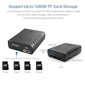 お買い得  屋内IPネットワークカメラ-ミニスパイ隠しカメラ HD 480p Wi-Fi セキュリティカメラ ワイヤレス ナニーカメラ モーション検知 ナイトビジョン 電話アプリ付き 自宅 オフィス 屋内 ビデオ監視