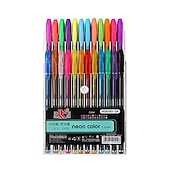 economico pittura, disegno e materiale artistico-penna gel glitter colore penna neutra penna a sfera penna conto mano stelle luminose lampeggianti per bambini colore speciale per prendere appunti