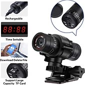 お買い得  車載DVR-小型アクションカメラ hd 1080p 防水ミニ屋外バイクオートバイヘルメットスポーツアクションカメラビデオ dv ビデオカメラカーレコーダー