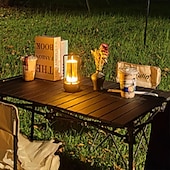 economico Lampade da tavolo-Lampada da tavolo a led senza fili Lampada da scrivania in metallo da bar retrò Ricaricabile Touch Dimmer Luce notturna Ristorante Camera da letto Arredamento per la casa all&#039;aperto