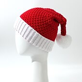 levne santa klobouk a doplňky-Ježíšek Vánoční klobouk Pánské Dámské Chlapecké Dívčí Vánoce Štědrý večer Vánoce Dětské Dospělé Párty Vánoce Klobouk