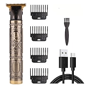 cheap Shaving &amp; Hair Removal-USB Rechargeable Hair Clippers and Beard Trimmer for Men - Precise T-Blade Trimmer with LCD Screen - Grooming Kit for Men