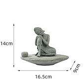 levne Sochy-socha buddhy - ideální pro zenovou zahradu, rybí akvárium, jógu, bonsaje a další - duchovní dekorace feng shui a ozdoby čajovníku pro štěstí