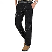 economico Pantaloni cargo-Per uomo Pantaloni Cargo Pantaloni da Combattimento Tasca Semplice Comodità Morbido Quotidiano All'aperto Uscire Moda Casual Nero Verde militare