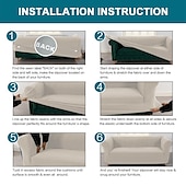 preiswerte Sofabezug-Stretch-Sofabezug im Chesterfield-Stil, Sofabezug für Wohnzimmer, weicher, rutschfester Sofabezug, Möbelschutz für Hunde