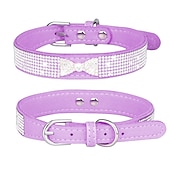economico Collari, pettorine e guinzagli per cani-Prodotti per cani Prodotti per roditori Collari Cravatta / Papillon Regolabile Portatile Duraturo Esterno Marcia Strass