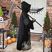 levne Chlapecké halloweenské kostýmy-Děti Chlapecké předvečer Všech svatých Pláštěnka Svrchní oděvy Barevné bloky Dlouhý rukáv Kabát Výkon Módní Černá Podzim Zima 7-13 let